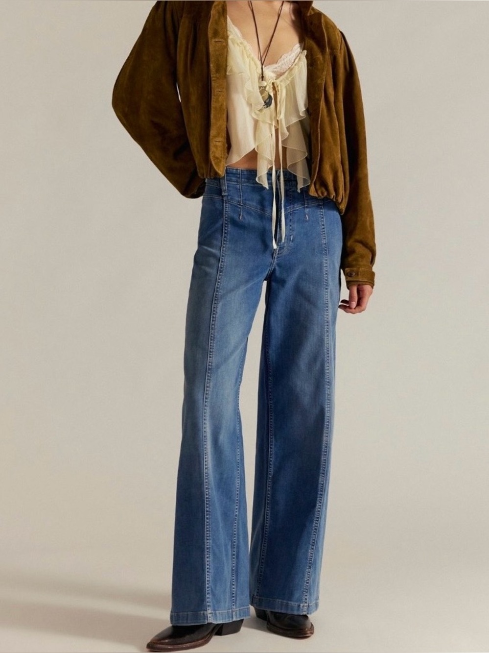 We The Free Libre Wide-Leg Jeans in Goodie Goodie
